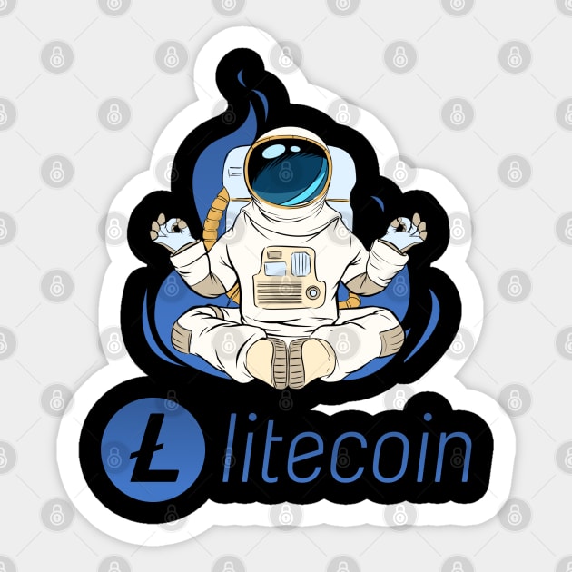 Litecoin ltc Crypto coin Crytopcurrency Sticker by JayD World